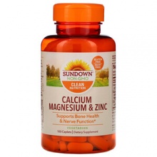  Sundown Naturals Calcium Magnesium Zinc 100 
