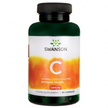  Swanson Vitamin C W/Rose Hips 1000 mg 90 