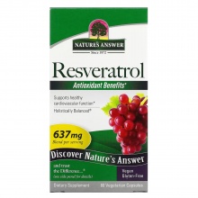  Nature's Answer Resveratrol 637  60 