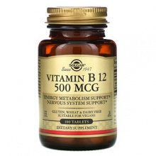  Solgar Vitamin B12  500 mg 100 